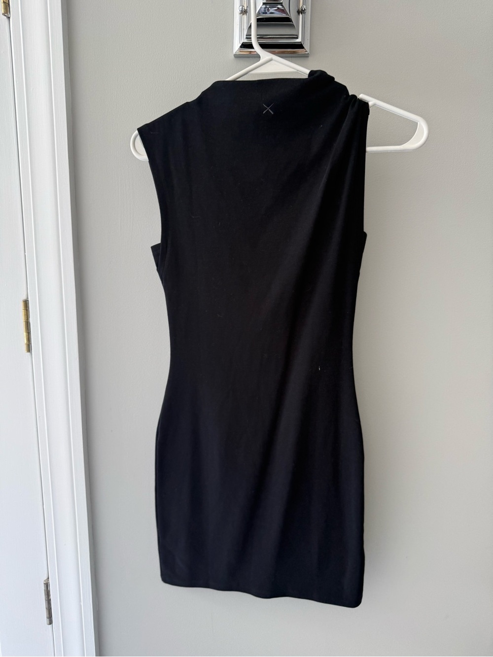 Cuts Black Bodycon Mini Dress, XS - Picture 5 of 5